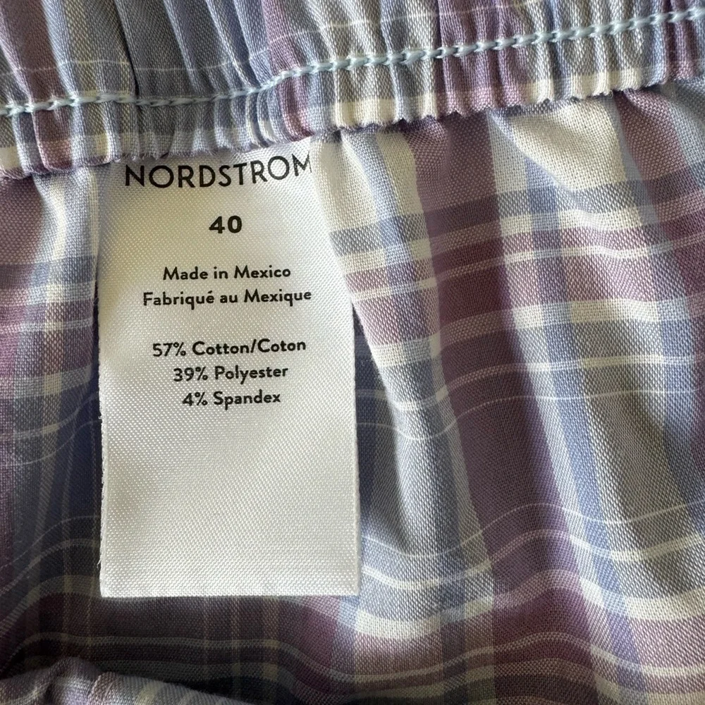NWOT Bundle of 2 Nordstrom Men’s Plaid Cotton Boxers - size 40